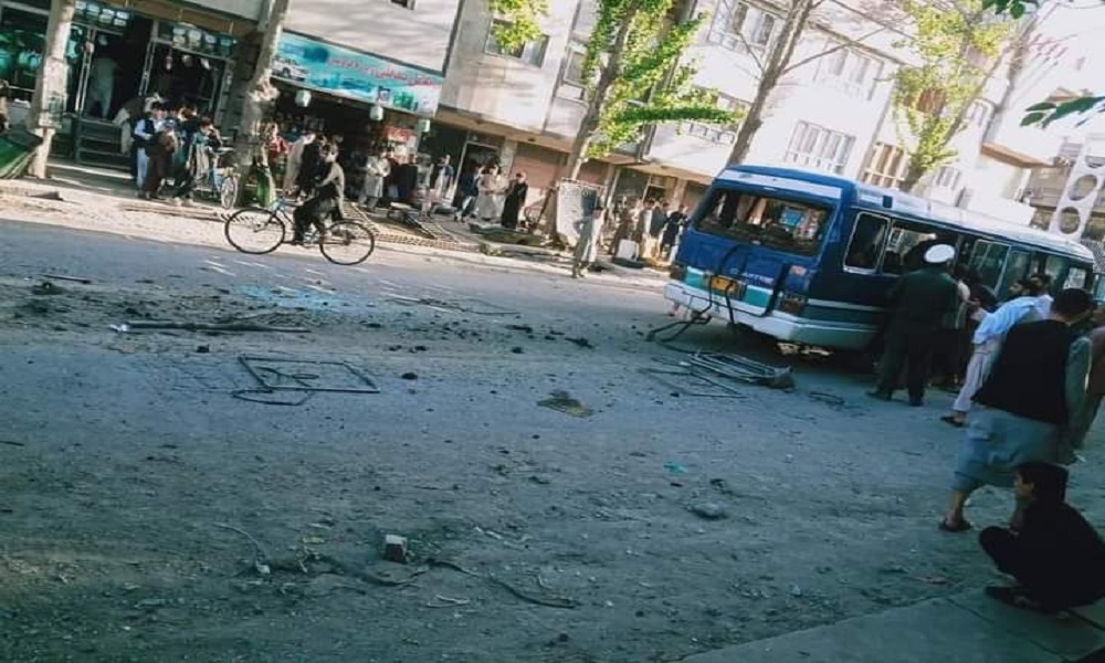 انفجار بحافلة صغيرة في كابل