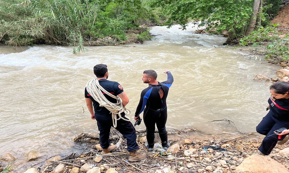 بعدما غرقا في النهر… انتشال جثة رجل وابنته