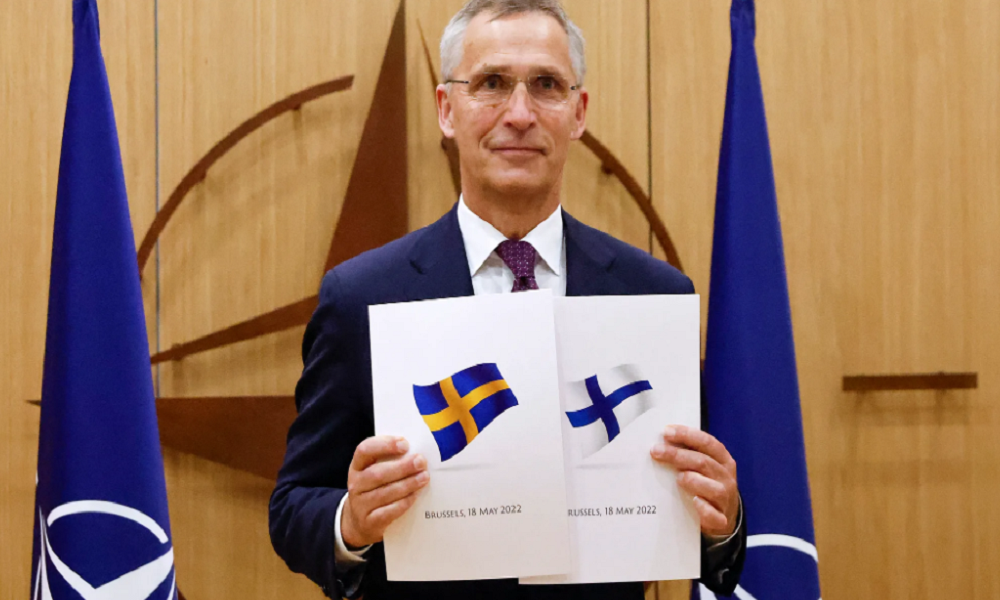 غضب روسي لانضمام فنلندا والسويد للناتو