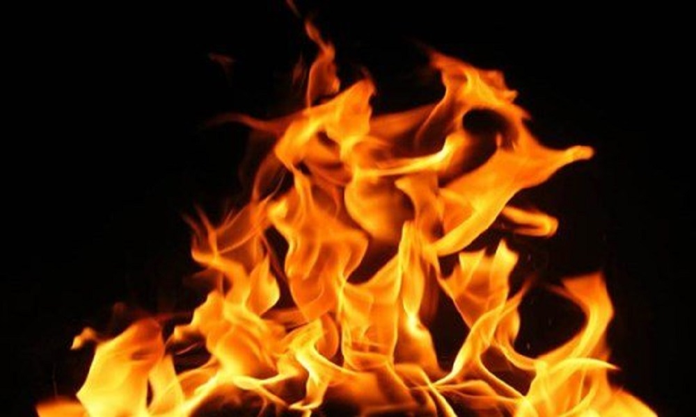 حريق في جبل مار سركيس