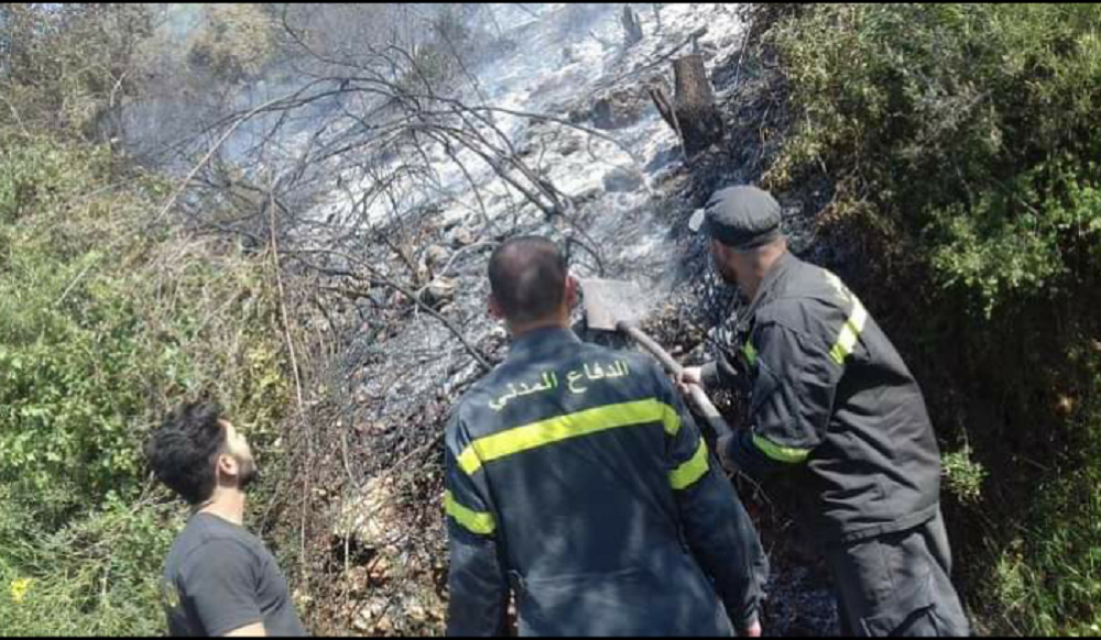 إخماد حريق في حيزوق – عكار