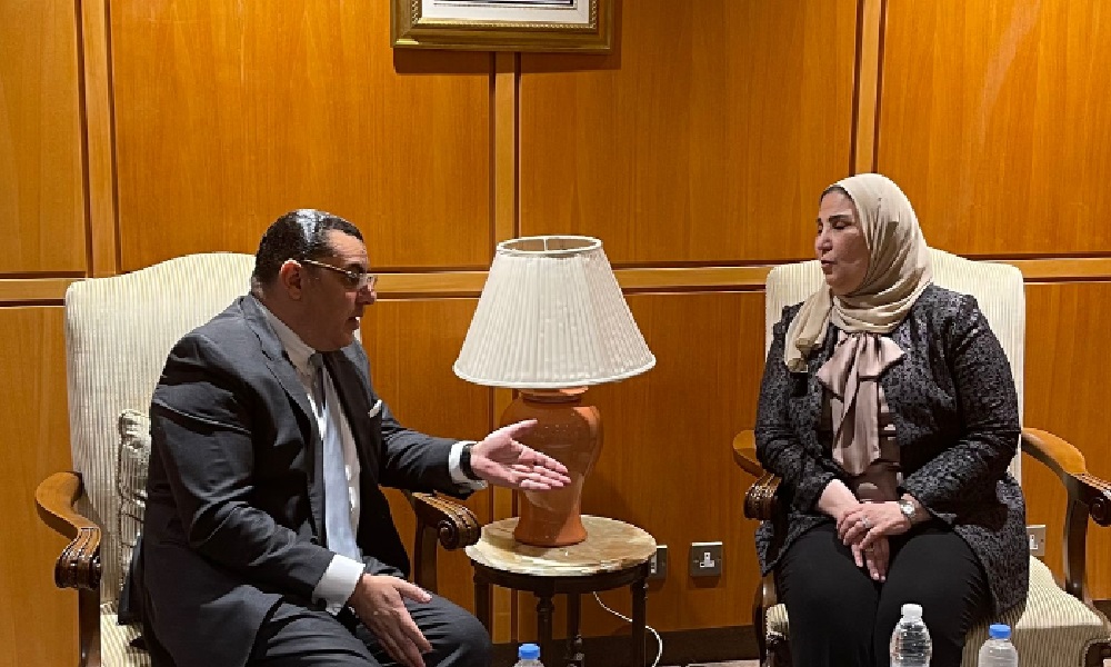 وزيرة التضامن الإجتماعي المصرية: نجدد الدعم الكامل للبنان
