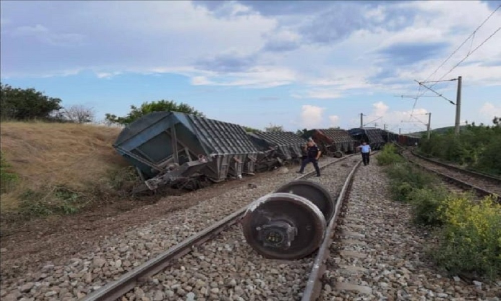 خروج قطار لشحن الحبوب الأوكرانية عن مساره في رومانيا