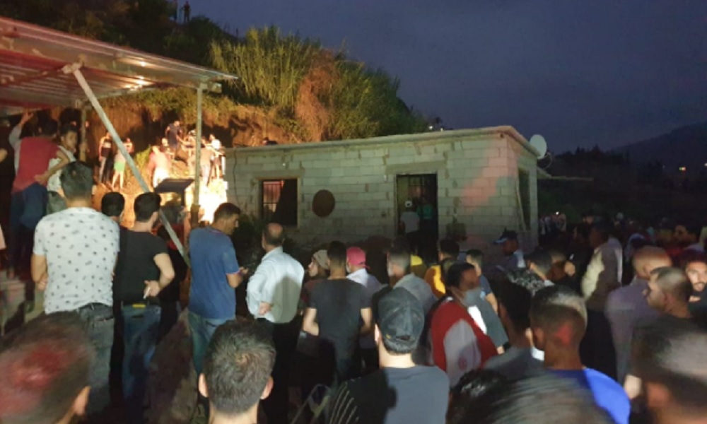 بالفيديو: قتيل وجريح في انهيار جدار في عكار