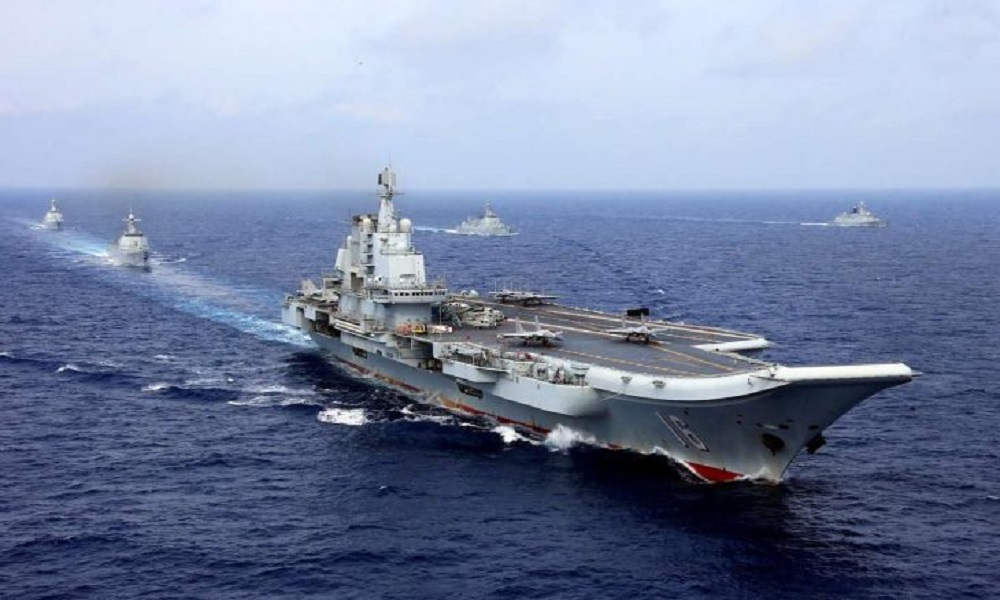 طائرات وسفن حربية صينية تخرق مضيق تايوان