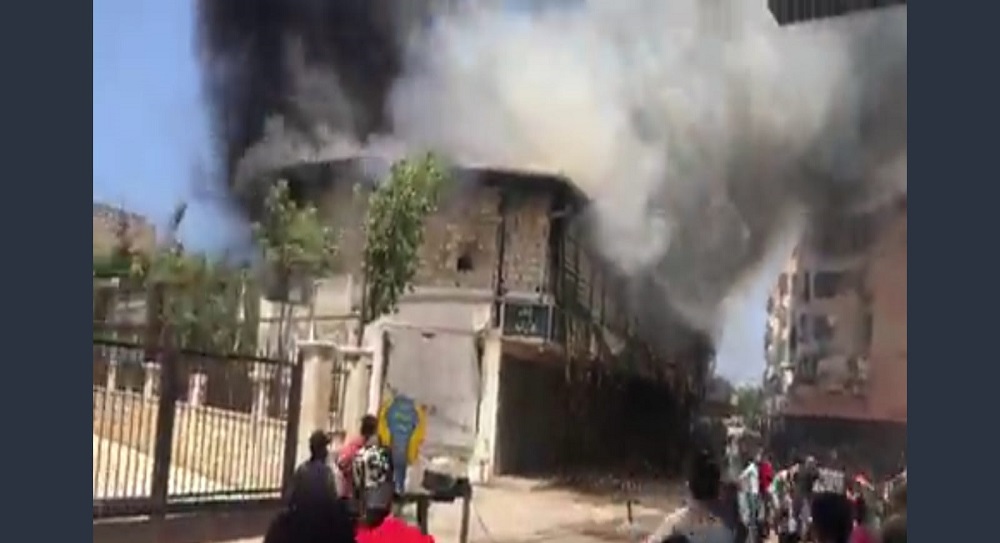 بالفيديو: حريق كبير في الشويفات