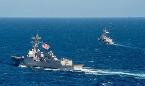 واشنطن: اعتراض سفينة حربية إيرانية في البحر الأحمر