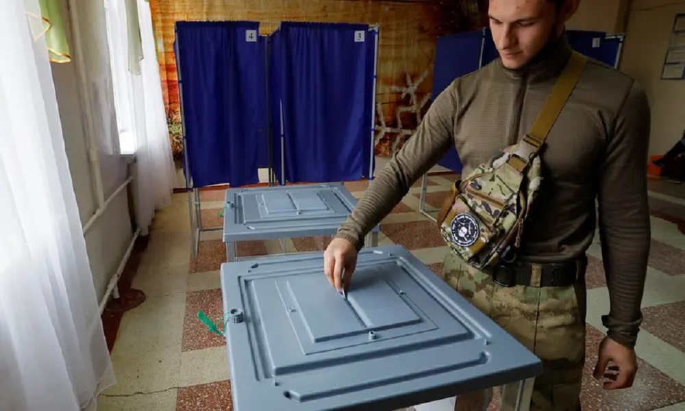 روسيا: تقدم كاسح بنتائج الاستفتاء في مناطق أوكرانية