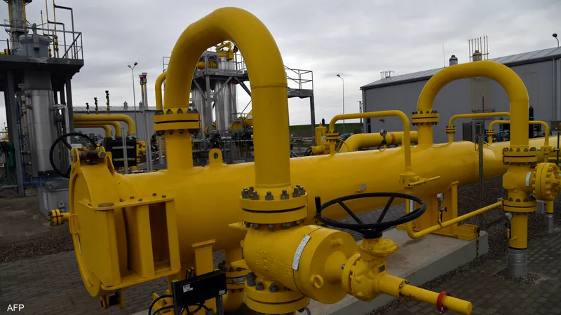انخفاض إمدادات الغاز من روسيا إلى أوروبا عبر أوكرانيا