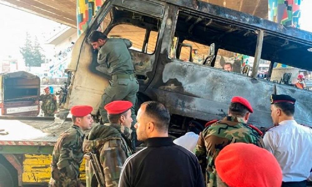 17 قتيلاً بانفجار في دمشق