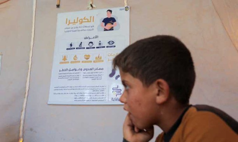 تفاقم تفشي وباء الكوليرا في سوريا