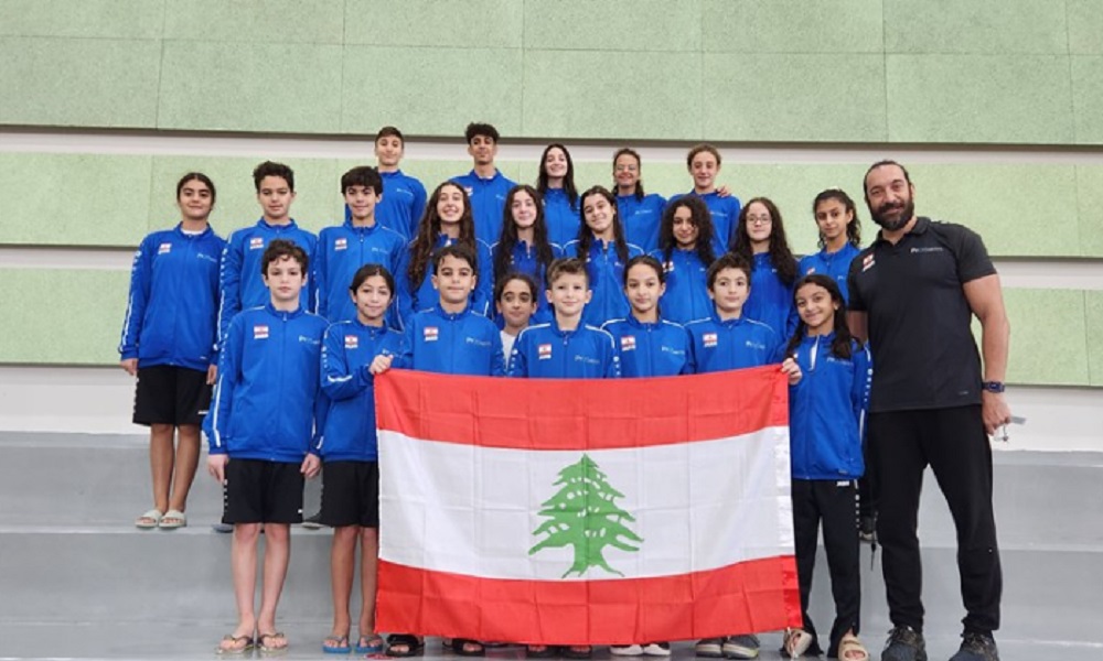 80 ميدالية لسباحين لبنانيين في الدوحة