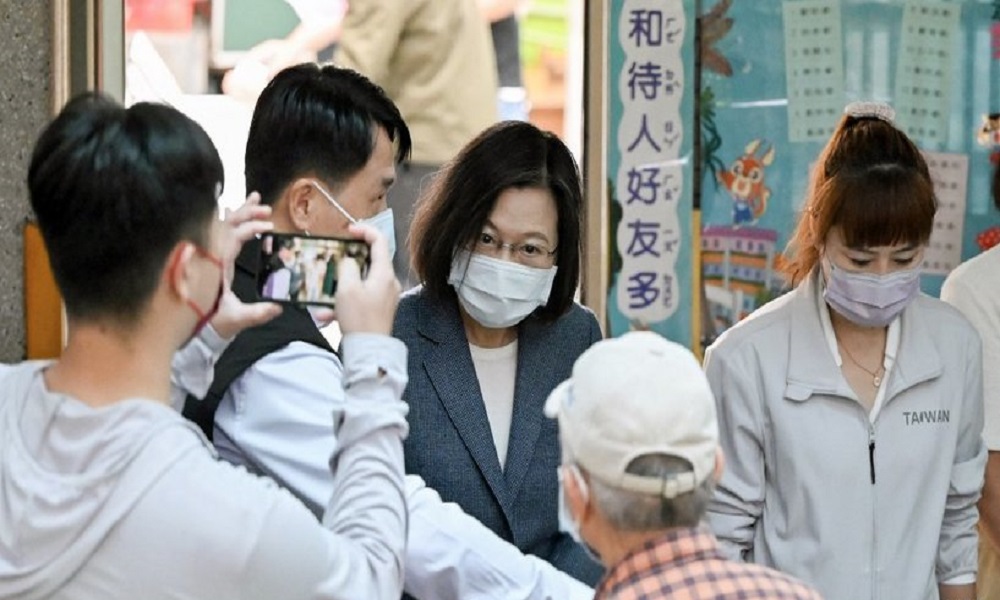 استقالة رئيسة تايوان من زعامة الحزب الحاكم