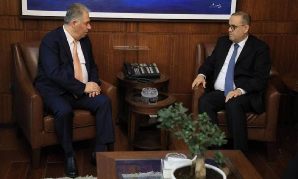 البيسري بحث في الأوضاع العامة مع سفير فلسطين