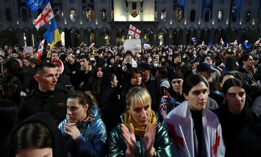الآلاف يتظاهرون في جورجيا: لا للحكومة الروسيّة!