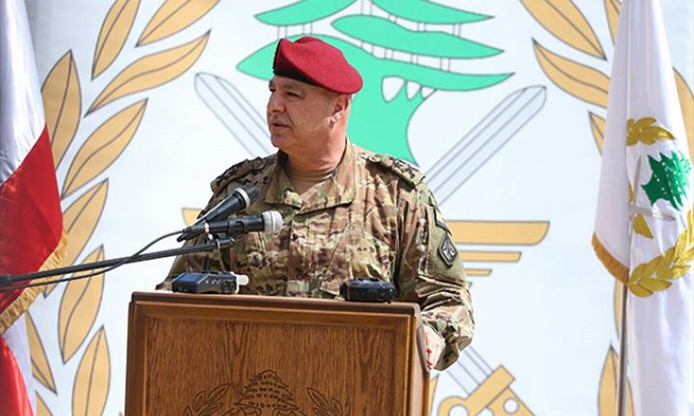 قائد الجيش: النزوح السوري يُمثّل خطراً وجودياً على لبنان