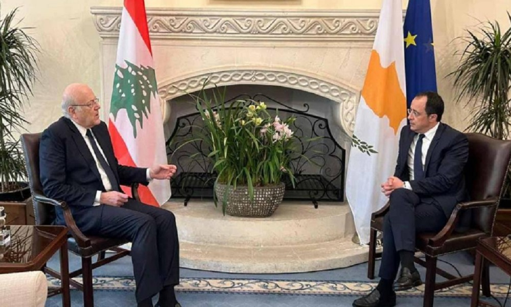 رئيس قبرص التقى ميقاتي: نؤكد دعم لبنان!