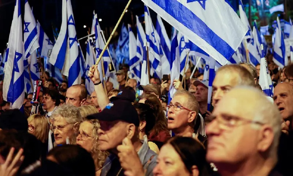 إسرائيل… تظاهرة جديدة إحتجاجًا على مشروع إصلاح القضاء