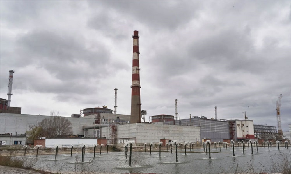 انقطاع التيار الكهربائي في محطة زابوريجيا النووية