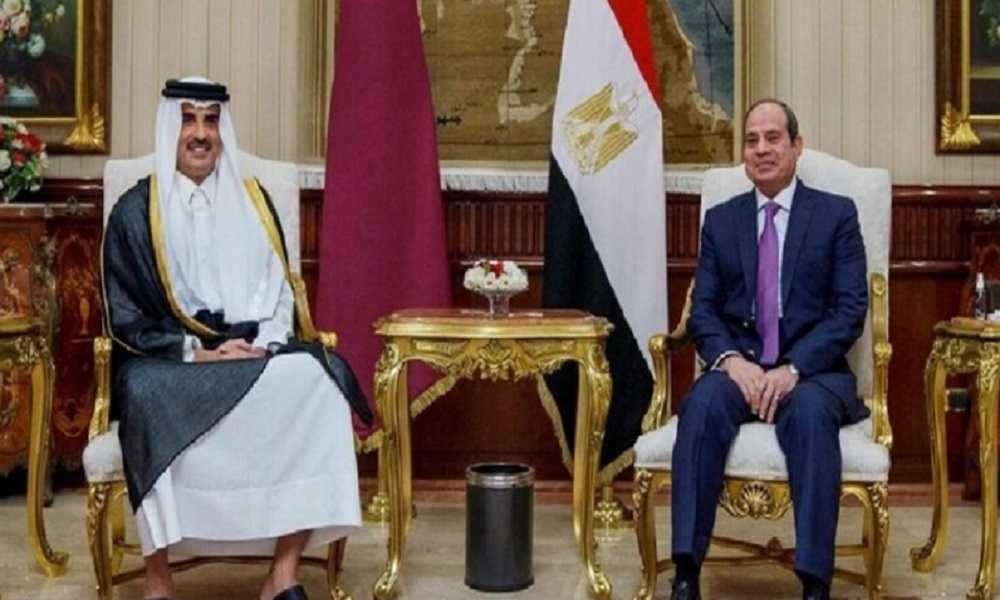 السيسي وأمير قطر يطلقان مبادرة عاجلة بشأن السودان