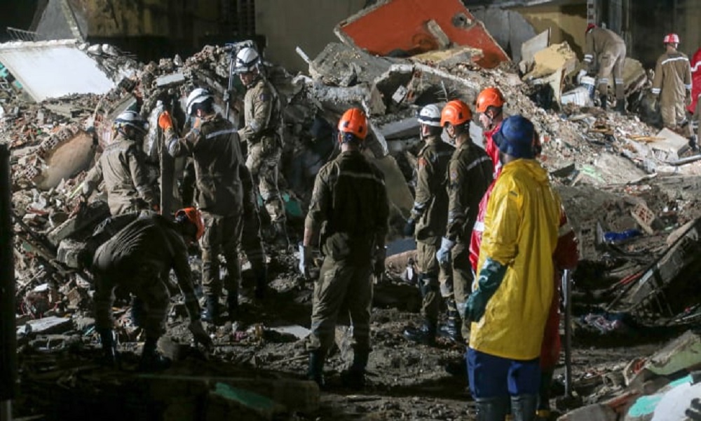11 قتيلًا على الأقل بانهيار مبنى في البرازيل