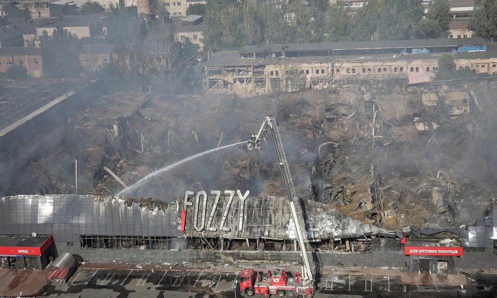 أوديسا.. حرائق في المدينة بعد هجمات روسية