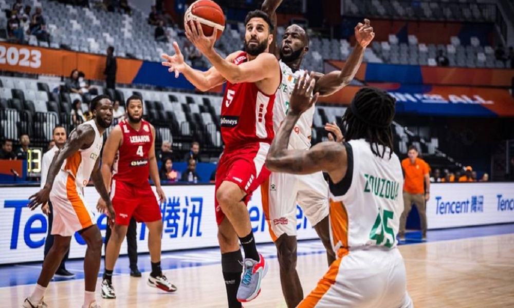 لبنان يهزم ساحل العاج في بطولة العالم لكرة السلة!