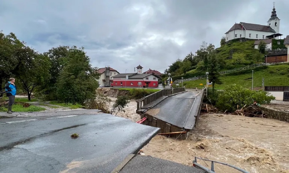 فيضانات غير مسبوقة في سلوفينيا