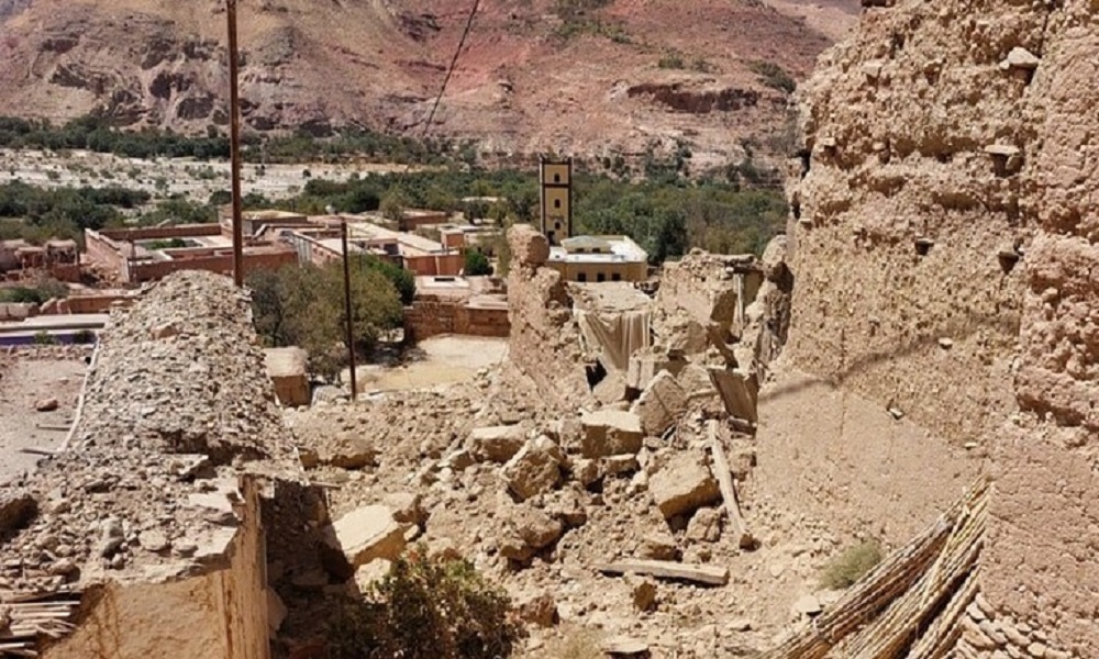 بالصور: إختفاء عدة قرى في المغرب جراء الزلزال!