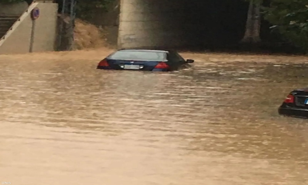 بالفيديو- السيول تغرق لبنان وتحتجز المواطنين!