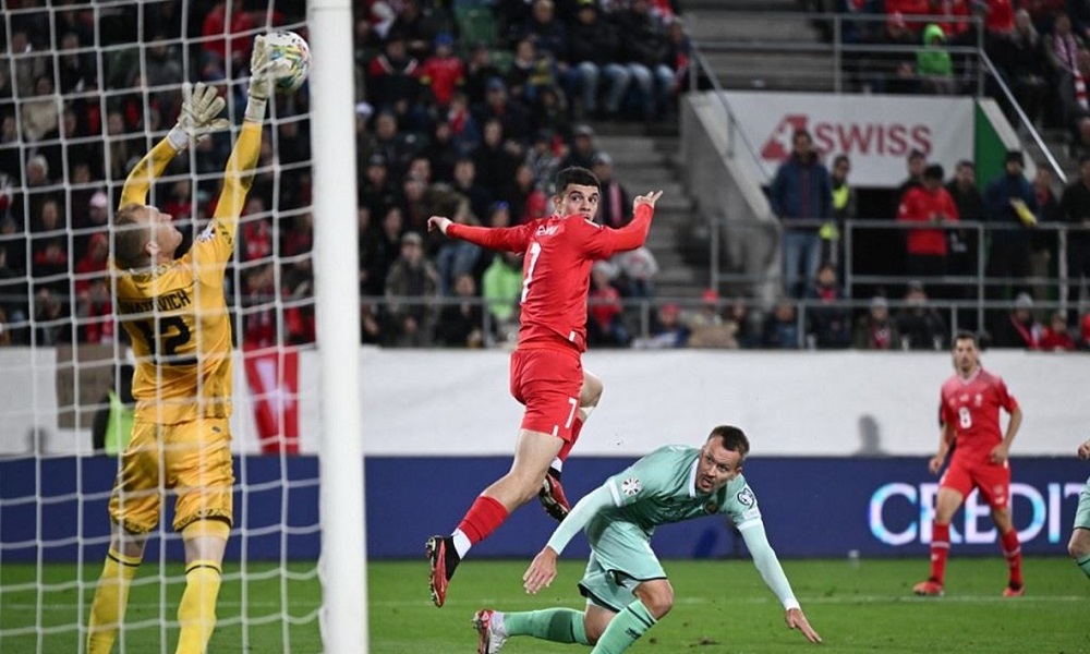 سويسرا تعزز صدارتها في تصفيات كأس أوروبا 2024