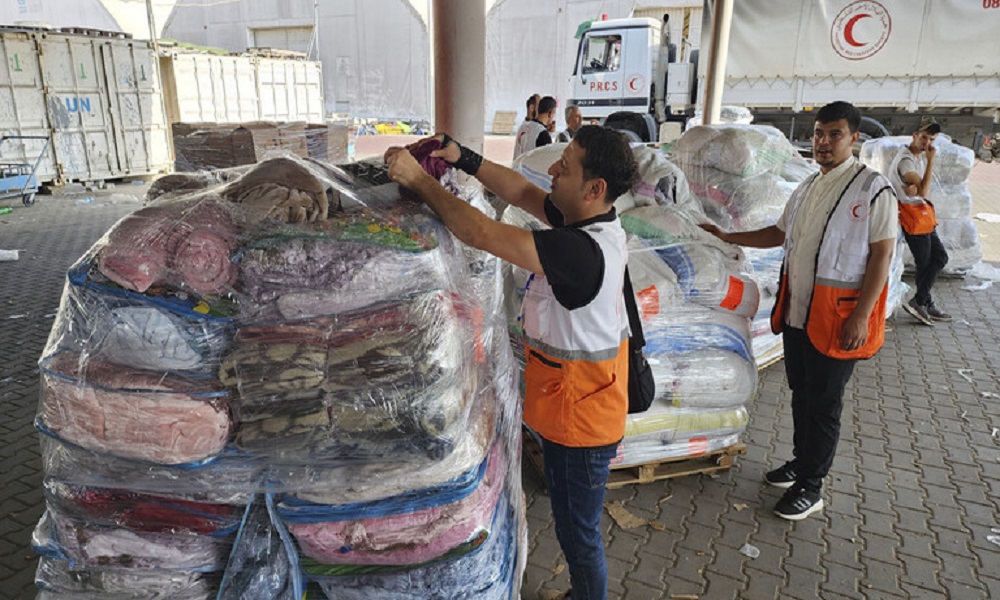 مساعدات إنسانية من تركيا لقطاع غزة