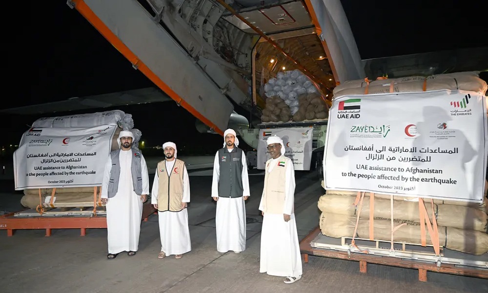 مساعدات إنسانية عاجلة من الإمارات إلى أفغانستان