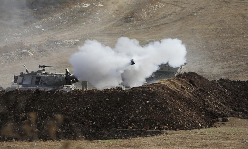 بالفيديو: الجيش الإسرائيلي يقصف مواقع تابعة لـ”الحزب”