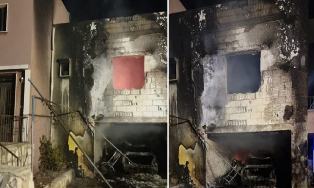  بعد استهدافه… إخماد حريق بمنزل في ميس الجبل