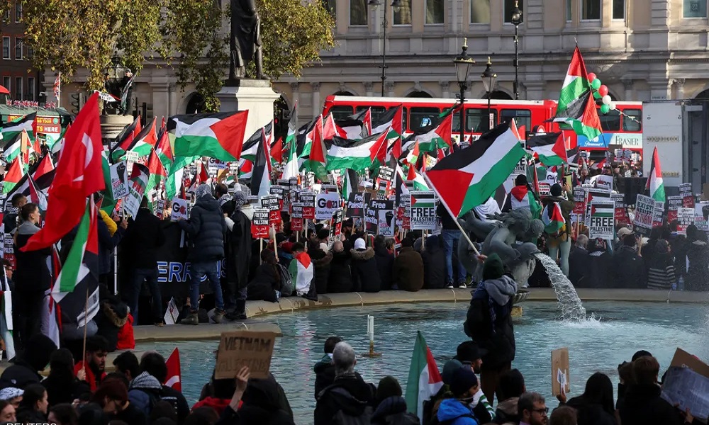 بريطانيا: نطالب بهدنة إنسانية فورية في غزة