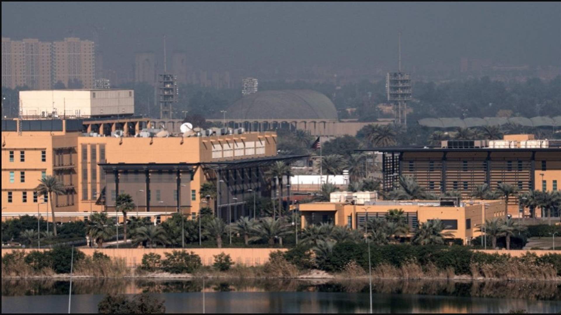 هجوم يستهدف السفارة الأميركية في بغداد