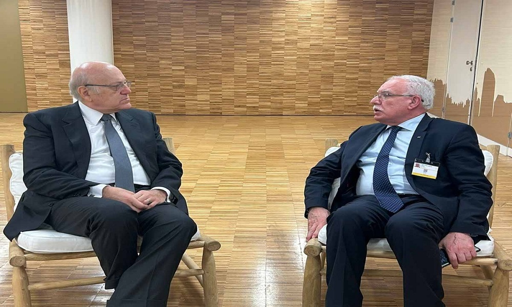 ميقاتي التقى وزراء خارجية عرب في جنيف