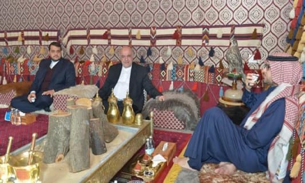 التطورات السياسية بين بخاري والسفير الإيراني
