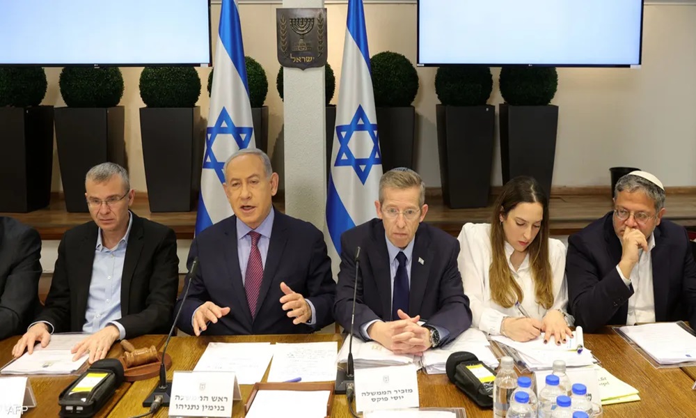 صراخ وفوضى خلال اجتماع حكومي إسرائيلي