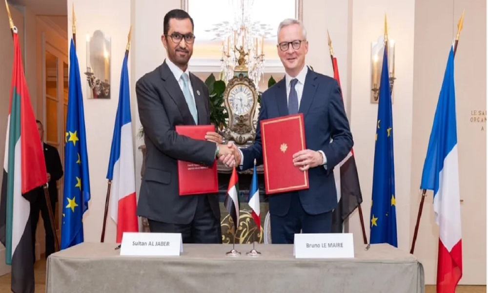 الإمارات وفرنسا تطلقان منصة ثنائية للاستثمار المناخي