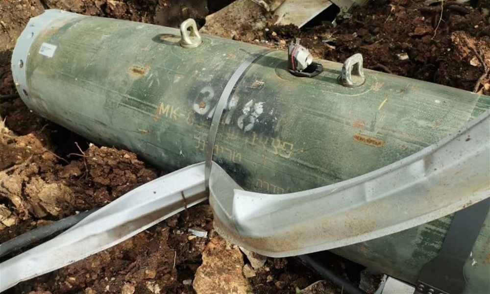 بالصور: العثور على صاروخ إسرائيلي في حبشيت