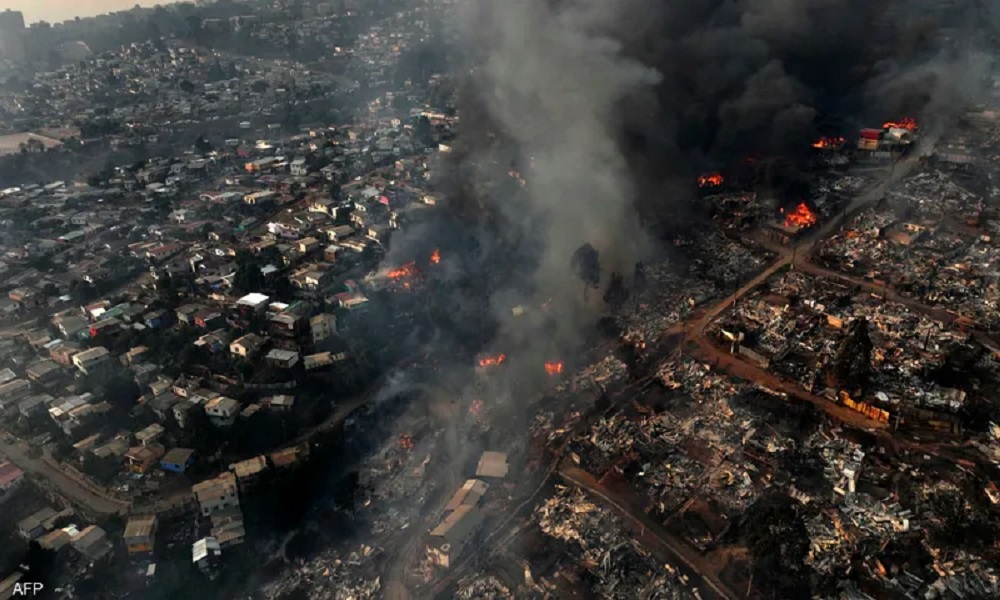 الحرائق تخلف آلاف الضحايا في تشيلي