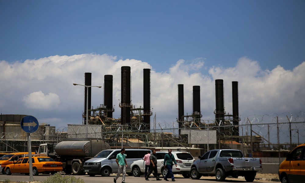 استهداف محطة توليد الكهرباء في تل ابيب