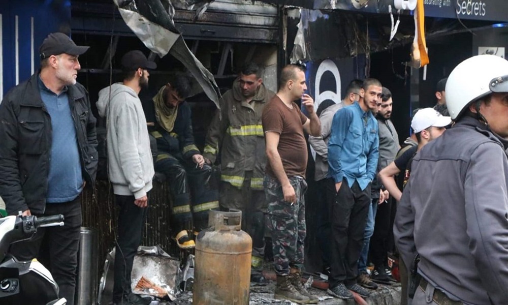 “التلحيم” سبب حريق المطعم في بيروت!