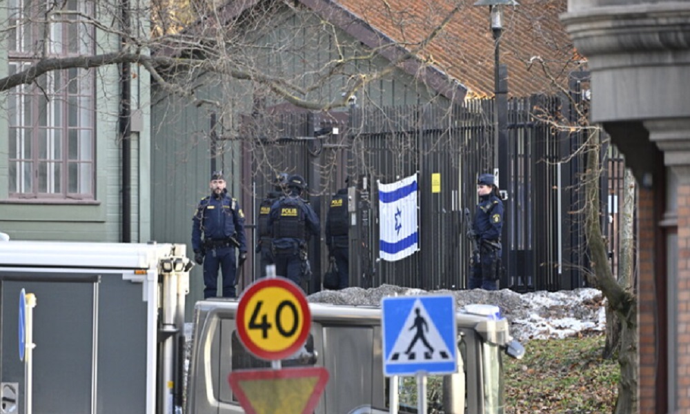 إطلاق نار قرب السفارة الإسرائيلية في السويد