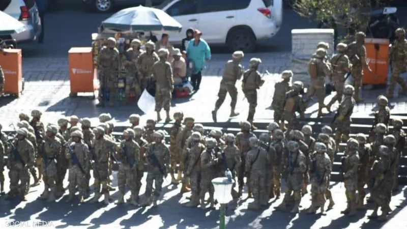 الجيش يقتحم القصر الرئاسي في بوليفيا