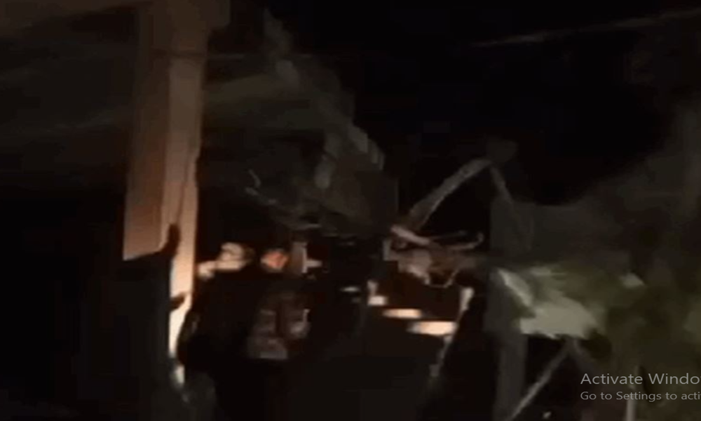 بالفيديو- صاروخ يستهدف منزلاً في عكار