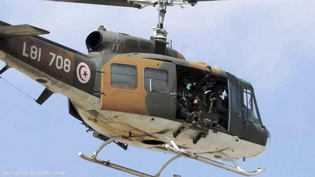 مقتل طيار بتحطم مروحية عسكرية بتونس