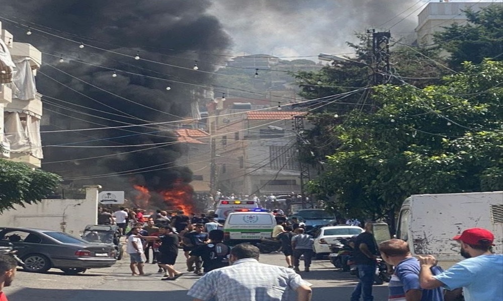 بالفيديو: ضربة إسرائيلية جنوب صيدا